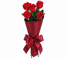 Букет 5 Красных роз Эдлесс Лав в Осоргино