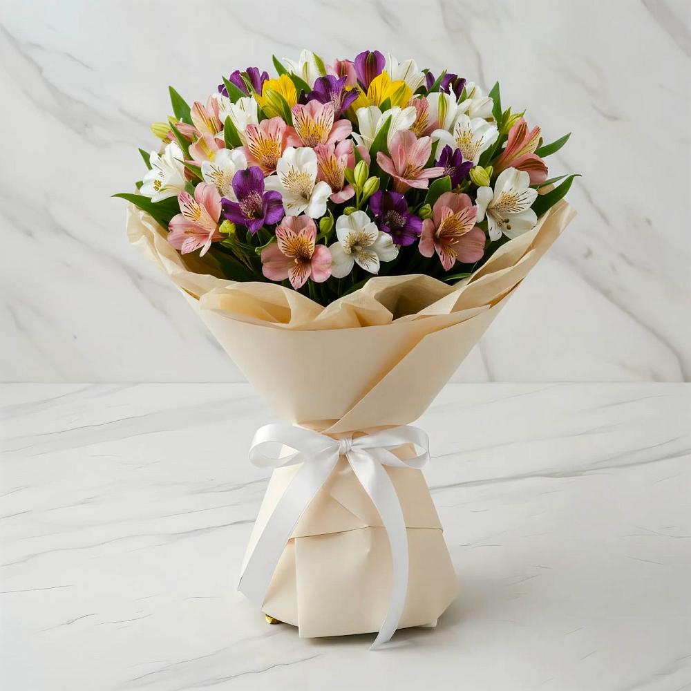 Букет цветов из: Альстромерии в Осоргино