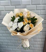 Букет цветов из:  Розы и Хризантемы #REPLACE_PRED# Осоргино