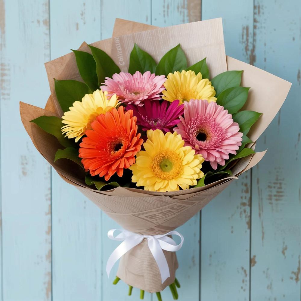 Букет цветов из: Герберы в Осоргино