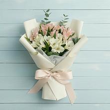 Букет цветов из:  Альстромерии #REPLACE_PRED# Осоргино