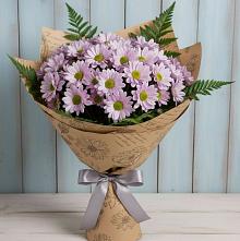 Букет цветов из:  Хризантемы #REPLACE_PRED# Осоргино