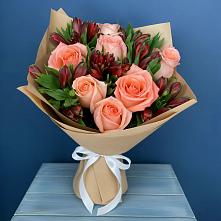 Букет цветов из:  Розы и Альстромерии #REPLACE_PRED# Осоргино