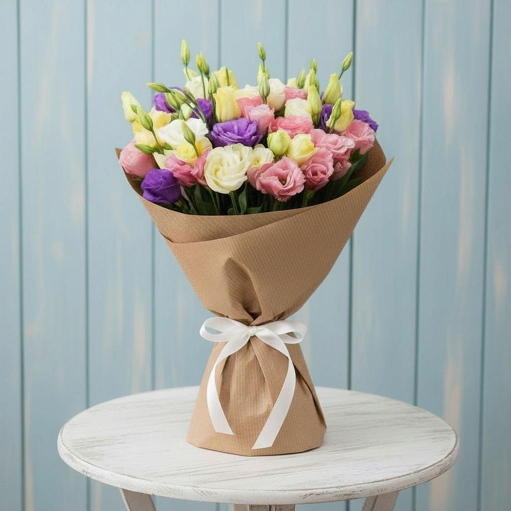 Букет цветов из: Лизиантусы в Осоргино