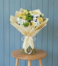 Букет цветов из:  Хризантемы и Розы в Осоргино