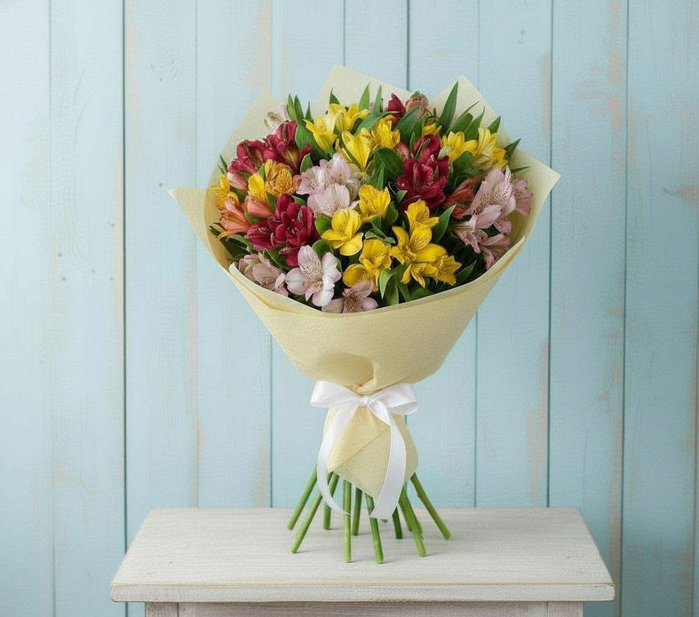 Букет цветов из: Альстромерии в Осоргино