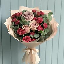 Букет цветов из:  Гвоздики и Розы #REPLACE_PRED# Осоргино